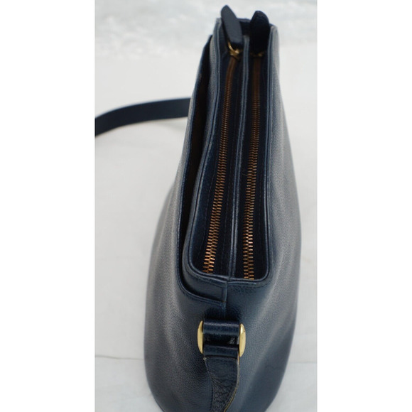 Rare Vintage COACH Madison Pierre 4406 Navy Leather Shoulder Bag in EUC - Picture 4 of 13